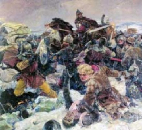 День воинской славы России — День победы русских воинов князя Александра Невского над немецкими рыцарями на Чудском озере (Ледовое побоище, 1242 год)