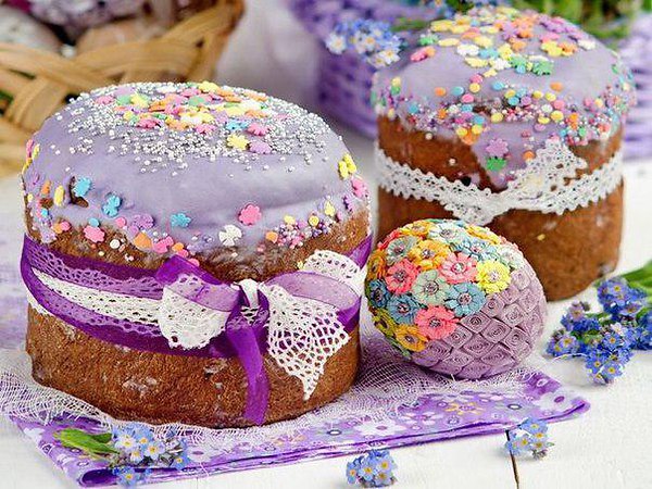 Чем можно украсить пасхальные куличи