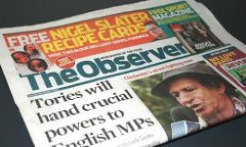 В Лондоне вышел первый номер еженедельной газеты «The Observer»
