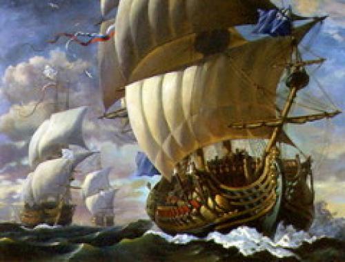 Петр I повелел открыть школы обучения мореходному делу только для русских подданных